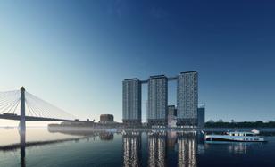 New high-rise residence with a swimming pool, a garden and a panoramic view, Phnom Penh, Cambodia for From $126,000
