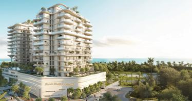 New project BEACH WALK GRAND 2 with swimming pools, and a kids' playground, Dubai Islands, Dubai, UAE