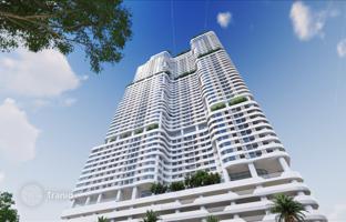 New high-rise complex of furnished apartments with swimming pools and a co-working area in the heart of Phnom Penh, Cambodia for From $99,000