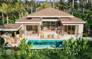 New villas with access to hotel amenities, 200 m from Maenam Beach, Samui, Thailand for From $230,000