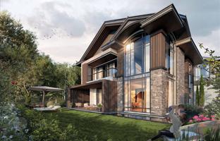 Complex of quality villas with gardens close to the lake and highways, Kocaeli, Turkey for From 36,530,000 TRY