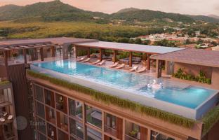 Luxury residence with a swimming pool, a restaurant and panoramic views in a prestigious residence close to beach Nai Harn, Phuket, Thailand for From $207,000
