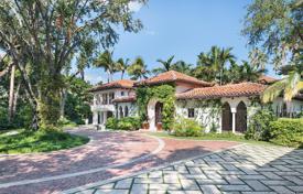 Luxury villa with a private garden, a swimming pool, a spa, a dock and a terrace, Miami, USA for 20,798,000 €