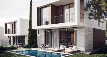 New complex of furnished villas with swimming pools, Emba, Cyprus