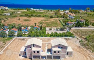 Three-story new house with a swimming pool just 380 m from the sea in the Peloponnese, Greece for 600,000 €