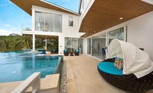 Modern two-level villa with sea views and a pool, Chaweng Noi, Samui, Thailand for $492,000