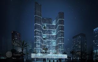 New high-rise residence Binghatti Hills with swimming pools, sports grounds and a green area, Barsha South, Dubai, UAE for From $238,000