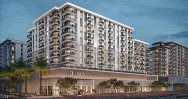 New Ellison Residence with a swimming pool close to parks and premium infrastructure, Town Square, Dubai, UAE
