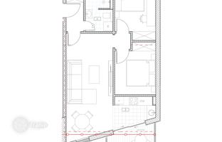 2-bedroom apartment 56 m² in Budva city for 212,000 €