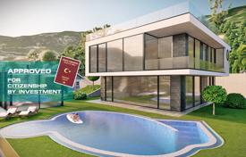 New villas with sea views, a pool and a parking, Bektas, Alanya, Turkey for $1,475,000