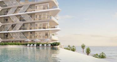 Duplex apartments with panoramic coastal views in a new residence with swimming pools, a spa and co-working spaces, Abu Dhabi, UAE