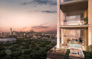 Duplex apartments with private swimming pools in the new Sierra Residence with gardens and fitness spaces, Motor City, Dubai, UAE for From $499,000