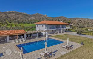 Magnificent furnished villa with a pool, olive grove and panoramic views in the Peloponnese, Greece for 1,200,000 €