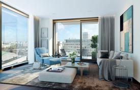 Stylish apartment with two balconies in a modern residential complex with a pool on the river bank, South Bank, London, UK for £950,000