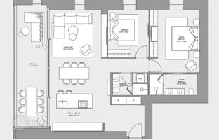 2-bedroom apartment 134 m² in Mouttagiaka for 2,700,000 €