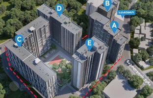 1-bedroom apartment 51 m² in Krtsanisi Street for $125,000