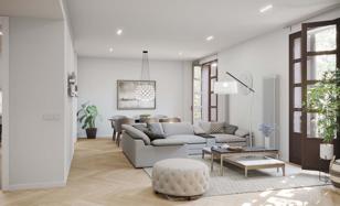 New four-bedroom penthouse in the center of Eixample, Barcelona, Spain for 1,796,000 €