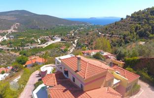 Spacious two-level villa with a guest house and beautiful views in Epidavros, Peloponnese, Greece for 450,000 €