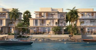 Coastal villas with yacht marinas in a new residence with a private beach, a restaurant and a kids' club, Ras Al Khaimah, UAE
