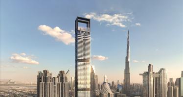 New high-rise residential complex Trump Int Hotel & Tower with a private club, restaurants and a roof-top infinity pool, Al Wasl, Dubai