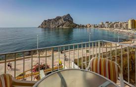 Furnished apartment on the first line from the sea in Calpe, Alicante, Spain for 280,000 €