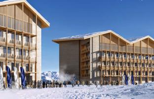 1-bedroom apartment in new building 43 m² in Gudauri for $107,000