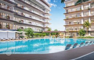 New project Samana Hills South with swimming pools, a wellness center and gardens close to a highway, Dubai South, Dubai, UAE for From $163,000