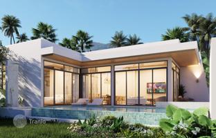 New villas with pools and parkings in Plai Laem, Koh Samui, Thailand for From $236,000