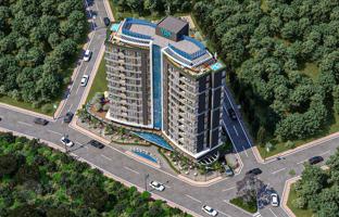 Residence with a green area and a parking near highways, Istanbul, Turkey for From 15,732,000 TRY