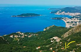 Urbanized land of 732 m² with panoramic sea views in Kuljace, Budva for 137,000 €