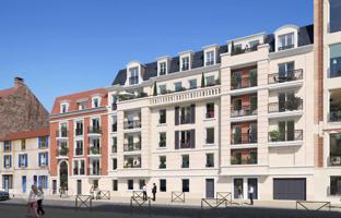 New residential complex with a garden and a parking near the Seine in Puteaux, Ile-de-France, France for From 363,000 €