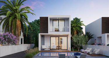 Complex of villas with swimming pools close to the places of interest, Paphos, Cyprus