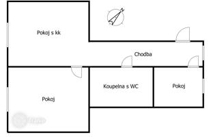 3-bedroom apartment 61 m² in Prague 8. Price on request