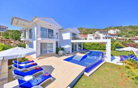 Two-storey villa with a swimming pool and a garden at 200 meters from the sea, Kash, Turkey for $4,460 per week