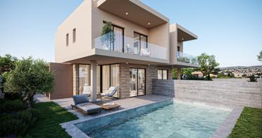 Gated residential complex on the seafront in Geroskipou, Paphos, Cyprus