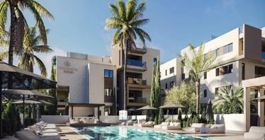 New gated residence with swimming pools and green areas close to the coast and the center of Larnaca, Livadia, Cyprus