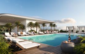 Furnished apartment in the new complex Cove Edition 2 with swimming pools and recreation areas in the Dubailand area, Dubai, UAE for $184,000