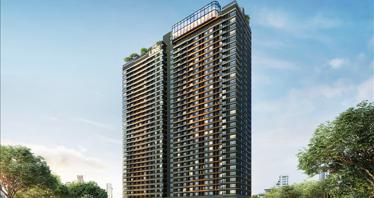 High-rise residence with a swimming pool, a conference room and a co-working area, Bangkok, Thailand