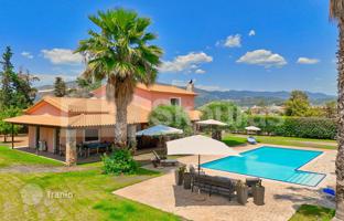 Two-storey furnished villa with a pool and a lush garden near the beach in Peloponnese, Greece for 610,000 €