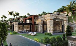 Luxury villas with swimming pools and sea views in the center of Bodrum, Turkey. Price on request
