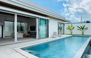 New furnished villa with a swimming pool, 350 meters from the beach, Samui, Thailand for From $444,000