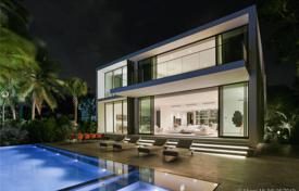 Spacious villa with a backyard, a swimming pool, a terrace and a garage, Miami, USA for $16,750,000