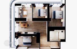 3-bedroom apartment in new building 110 m² in Batumi for $218,000