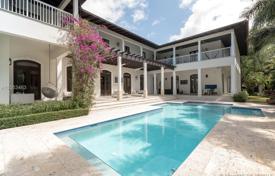 Spacious villa with a pool, a garage and a terrace, Coral Gables, USA for $5,850,000