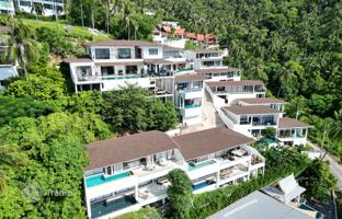 Furnished apartments and villas with private swimming pools and sea view, in a quiet area near Lamai Beach, Samui, Thailand for From $114,000