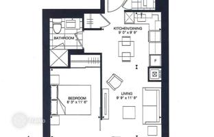 1-bedroom apartment in Peter Street for C$857,000