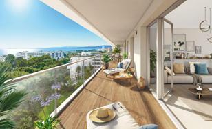 Three-bedroom new apartment with a large balcony not far from the sea in Saint-Laurent-du-Var, Cote d'Azur, France for 695,000 €