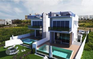 Luxury villa with a swimming pool, panoramic views and a direct access to the beach, 400 meters from the new Paphos Marina, Kissonerga for 2,950,000 €