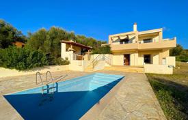 Furnished villa with a large plot, a pool and a sea view, Peloponnese, Greece for 450,000 €
