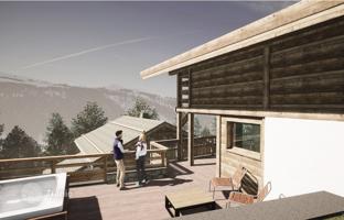 New three-storey chalet with a terrace and a jacuzzi in a quiet area, La Clusaz, France for 2,680,000 €